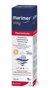 Marimer baby hipertoniczny - Spray do nosa - Wyrób medyczny